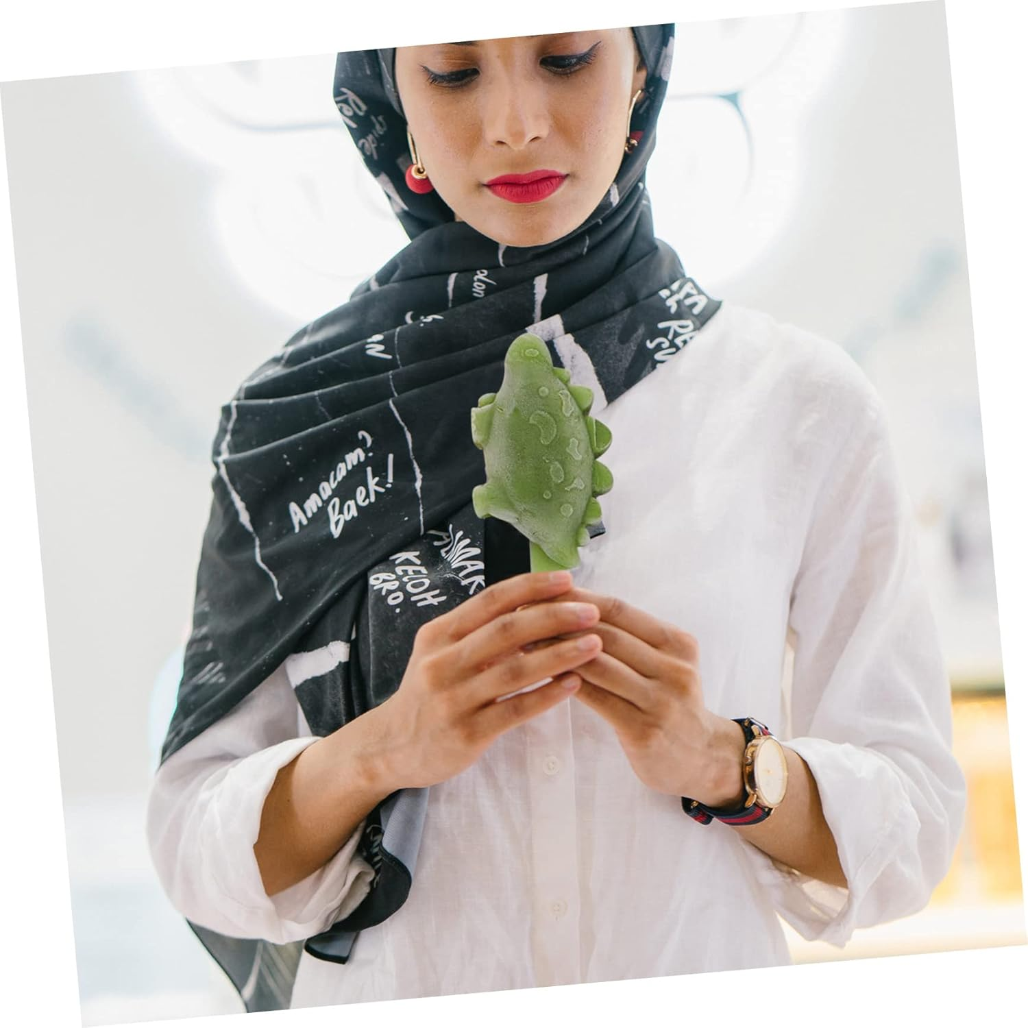 LABRIMP Reusable Moulds for Homemade Ice Cream Ice Lollies Practical Silicone Ice Maker with Easy Release Design for Kids Family Treats