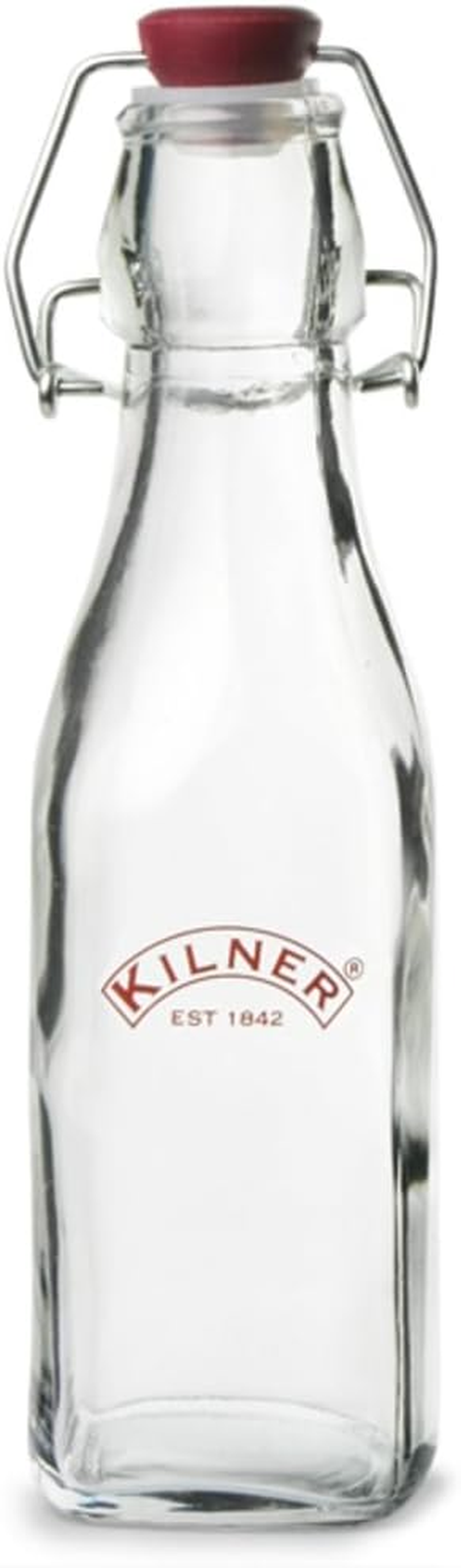 Kilner Square Clip Top Bottle, 250Ml, Clear 0025.470 image number 3