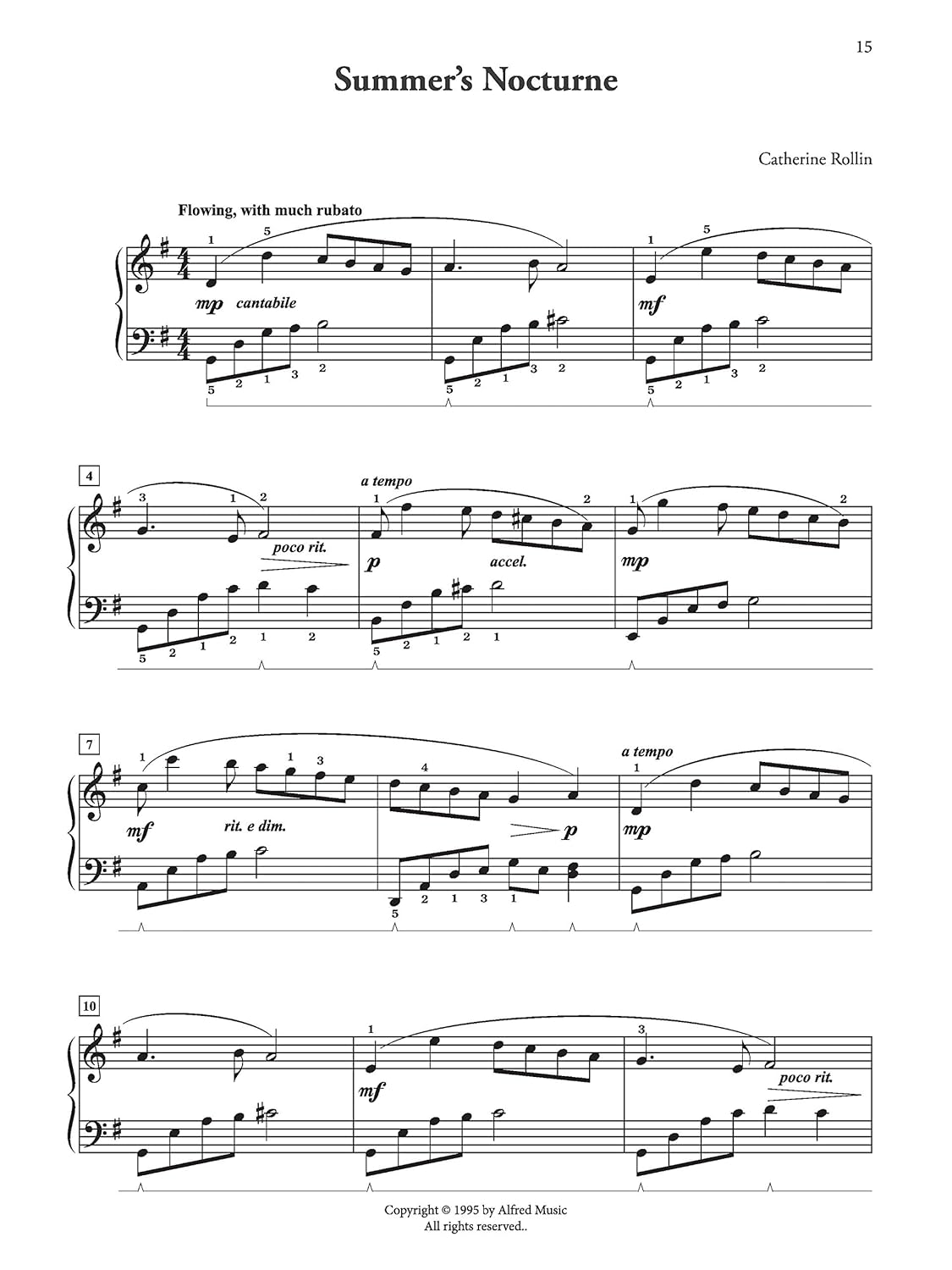 Lyric Moments -- Complete Collection: 22 Expressive Solos for Intermediate to Late Intermediate Pianists image number 3