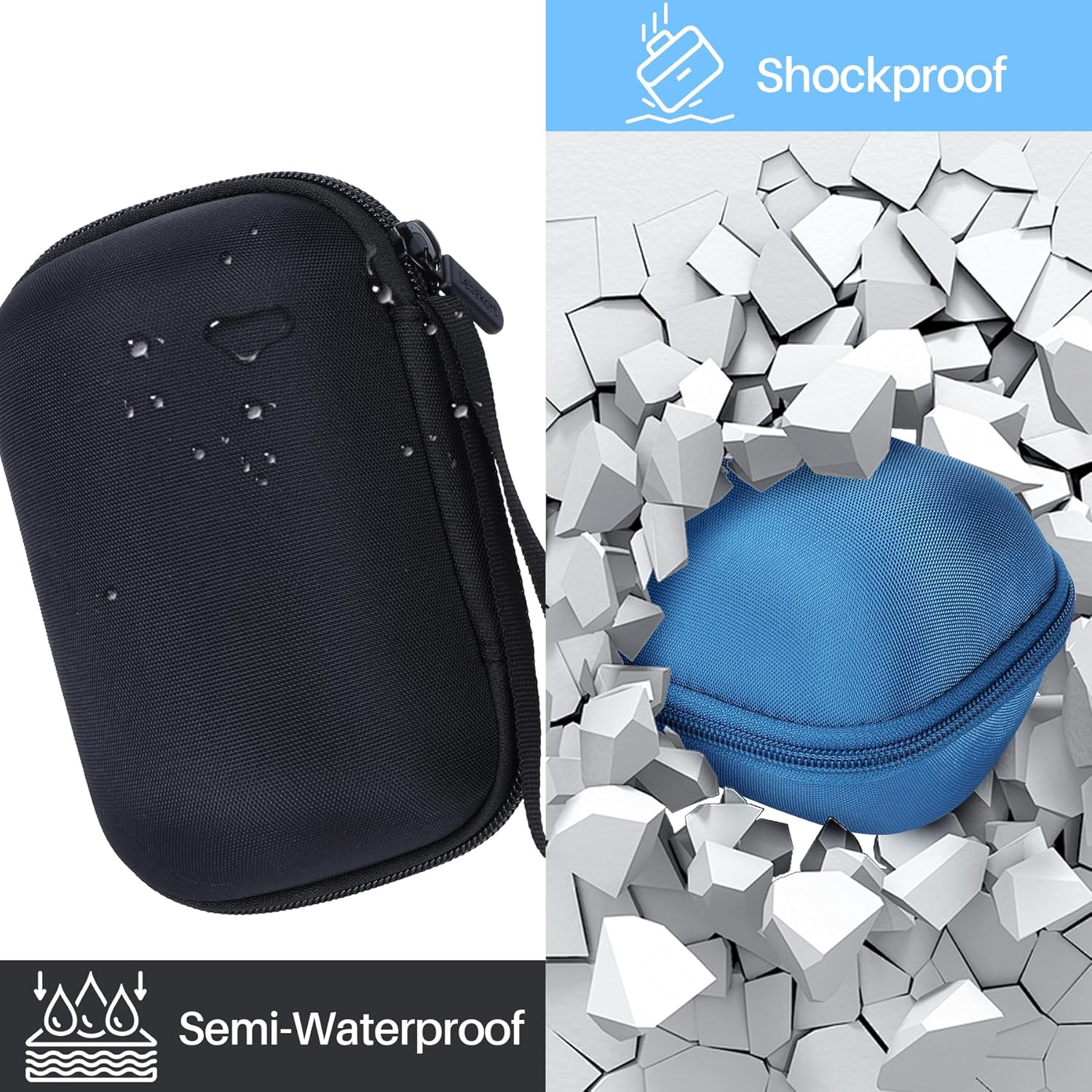 Lebakort Storage Case Compatible with Ultimate Ears UE WONDERBOOM 4 3 2 Portable Waterproof Bluetooth Speaker (Purple Case) - Red image number 4