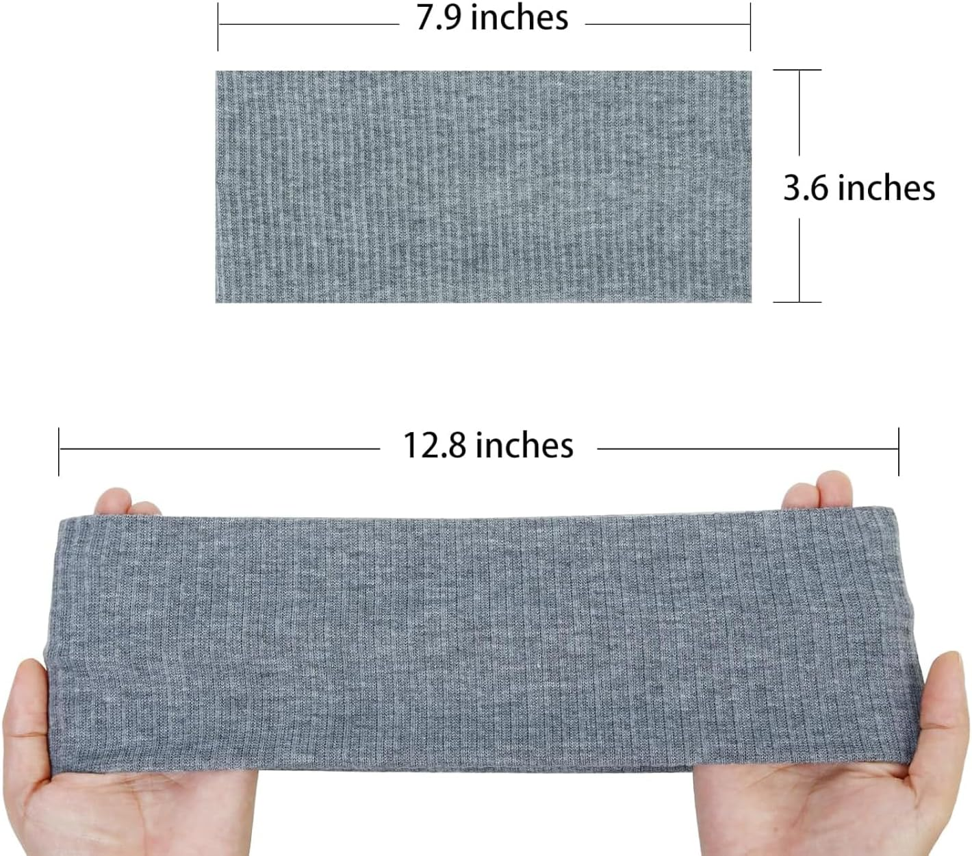 Headbands for Women Non Slip,6Pcs Trendy Womens Headbands, Soft Elastic Thick Hairbands Fashion Workout Yoga Hair Accessories image number 6