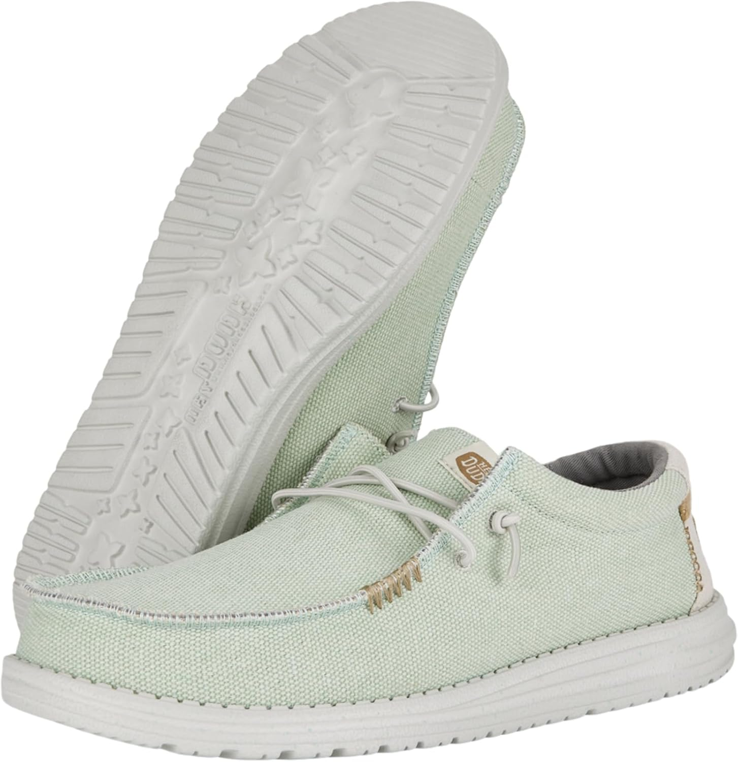 Hey Dude - Wally Coastline Jute Men'S - Slip on Shoes - Moccasin Style, Stone White, 11 US image number 4