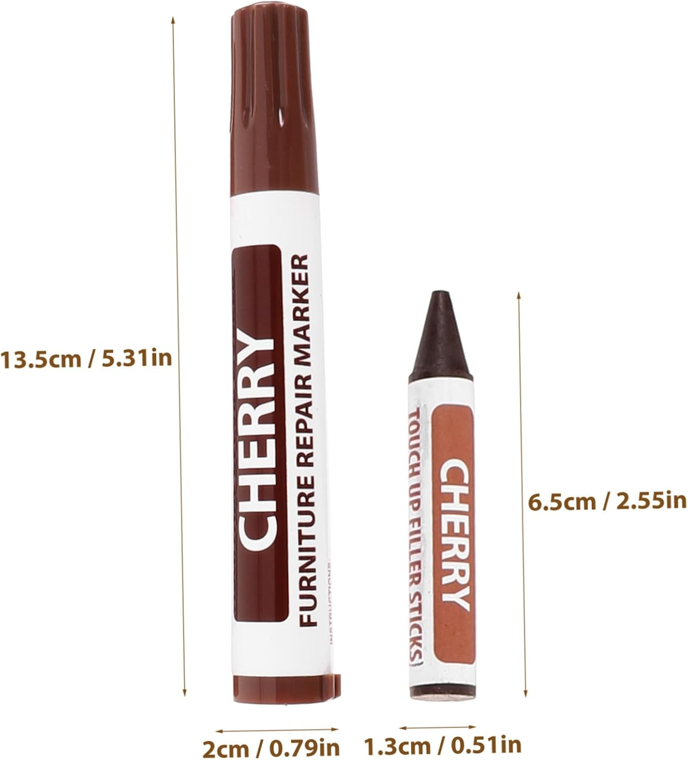 Wood Furniture Scratch Repair Pen Floor Touch-Up Markers for Wood Damage for Kitchen and Home Furniture Restoration image number 4