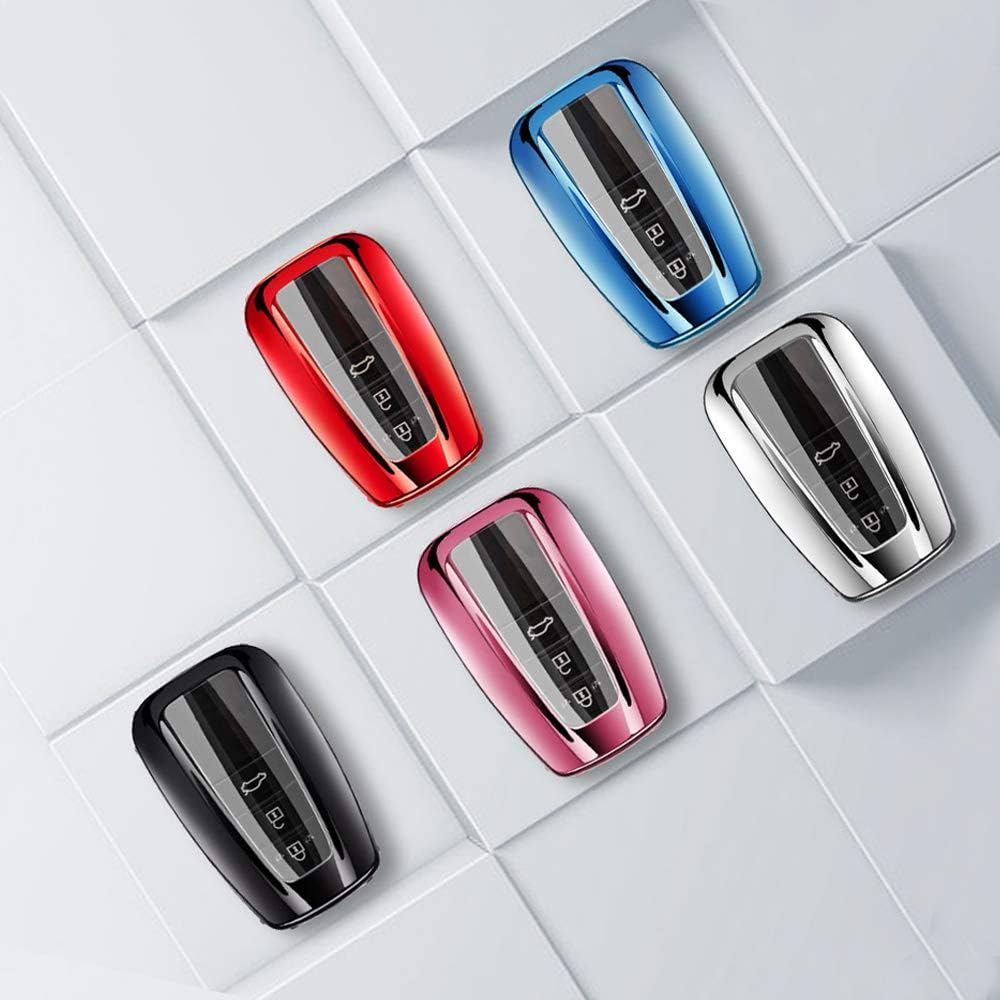 QBUC for Toyota Quicksand TPU Car Key Cover, Quicksand Full Coverage Protection Quicksand Keychain Cover image number 3