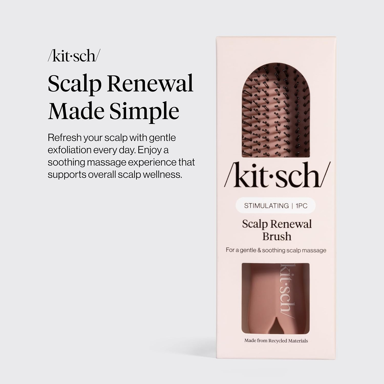 Kitsch Scalp Renewal Brush- Terracotta image number 2
