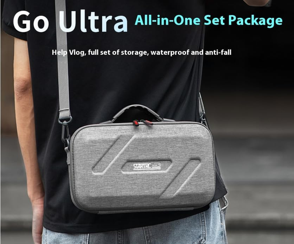 Coyktonty Carrying Case for Insta360 Go Ultra Waterproof Portable Storge Shoulder Bag Travel Case,Waterproof Large Capacity Design image number 2