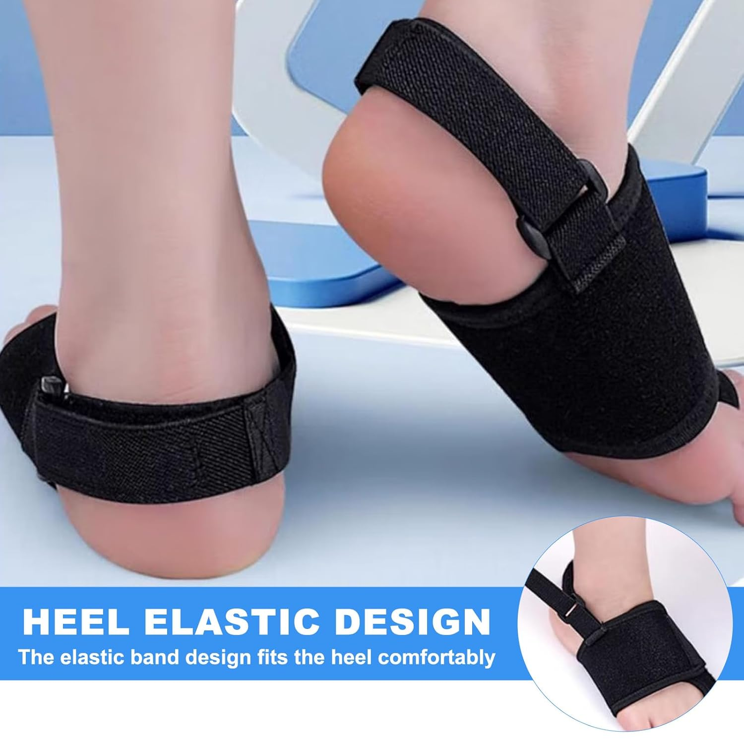 Bunion Corrector for Women & Men, Orthopedic Bunion Splint for Hallux Valgus Pain Relief, Big Toe Separator, Adjustable Day/Night Support, Comfortable Hammer Toe Straightener（2Pack） image number 4