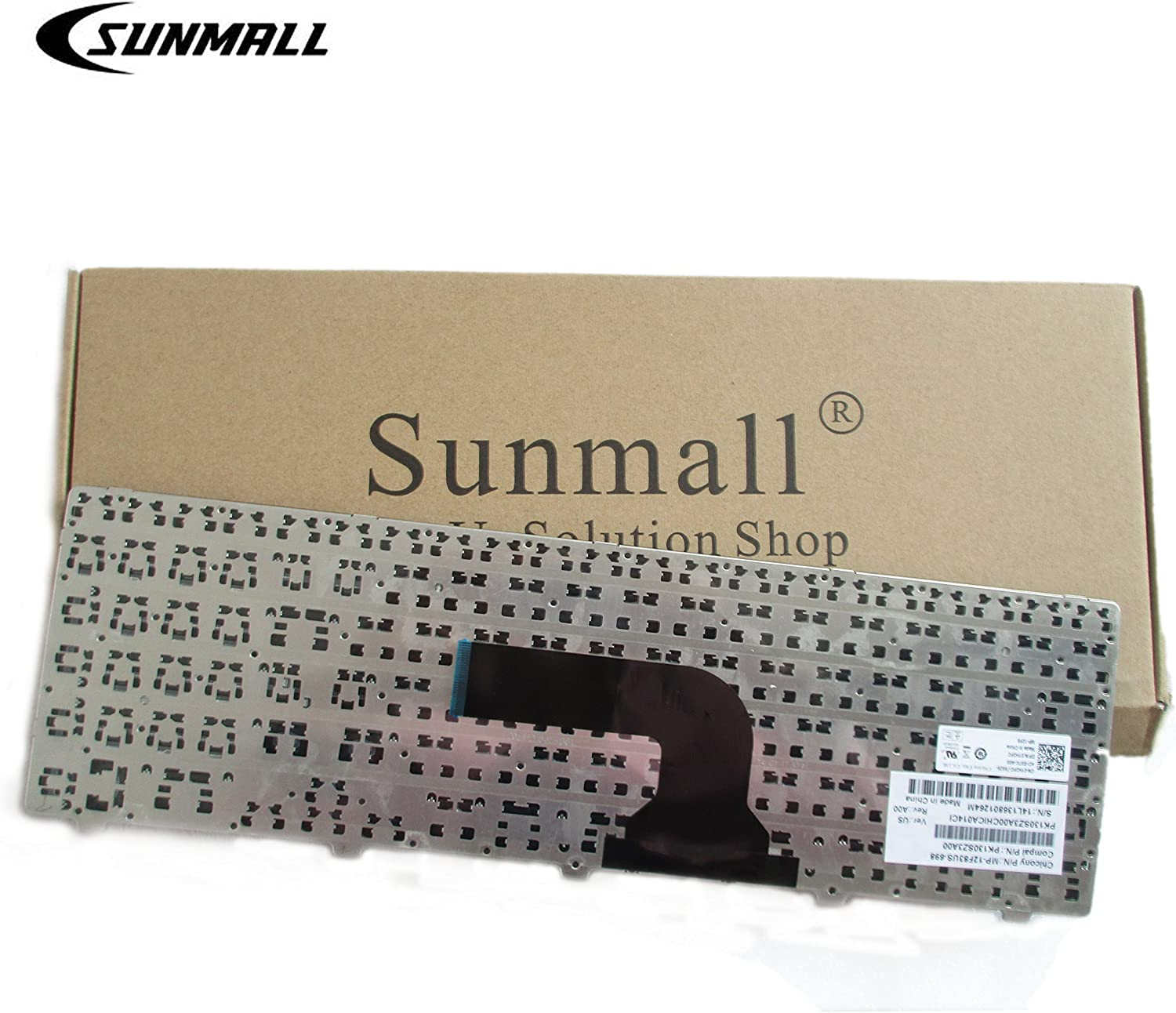 Laptop Keyboard Replacement for Inspiron 15 3521 3537 15V-1316 15R 3521 3537 5521 5528 5537 5535 M531R Atitude 3540 Vostro 2521 US Layout P/N NSK-LA0SC NSK-DY0SW SG-60000-XUA image number 3