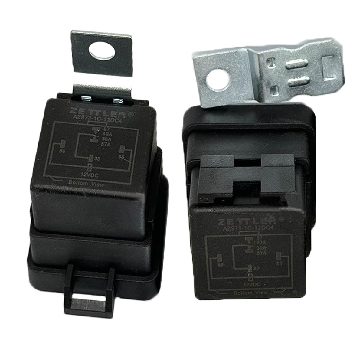 2 Pack Power Trim Tilt Relay AZ973-1C-12DC4,12V 40A SPDT Relay for Mer-Cury Outboard Motor Replaces image number 4