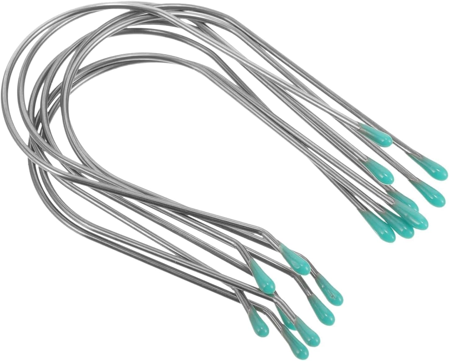 8 Pcs Silver Hot Curler Clips Replacement Kit, Hot Roller Rollers Securing Pins Fits 2 Inch, Replacement Styling Tools and Appliances,Hot Roller Clips Replacement Kit, Fits Most Sized Rollers image number 4