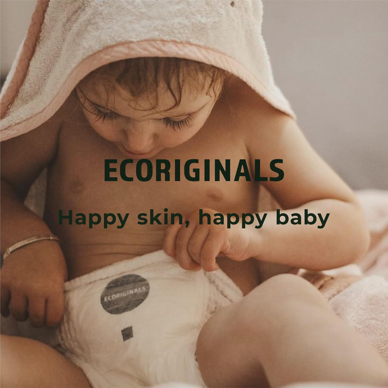 Ecoriginals - 20 Eco Crawler Pull up - Nappy Pants Size 3 with 100% Plant-Based Layers, Disposable Pull Ups & Hypoallergenic Baby Essentials for Babies - Secure Fit Baby Nappies (7-12Kg), 1 Pack image number 1