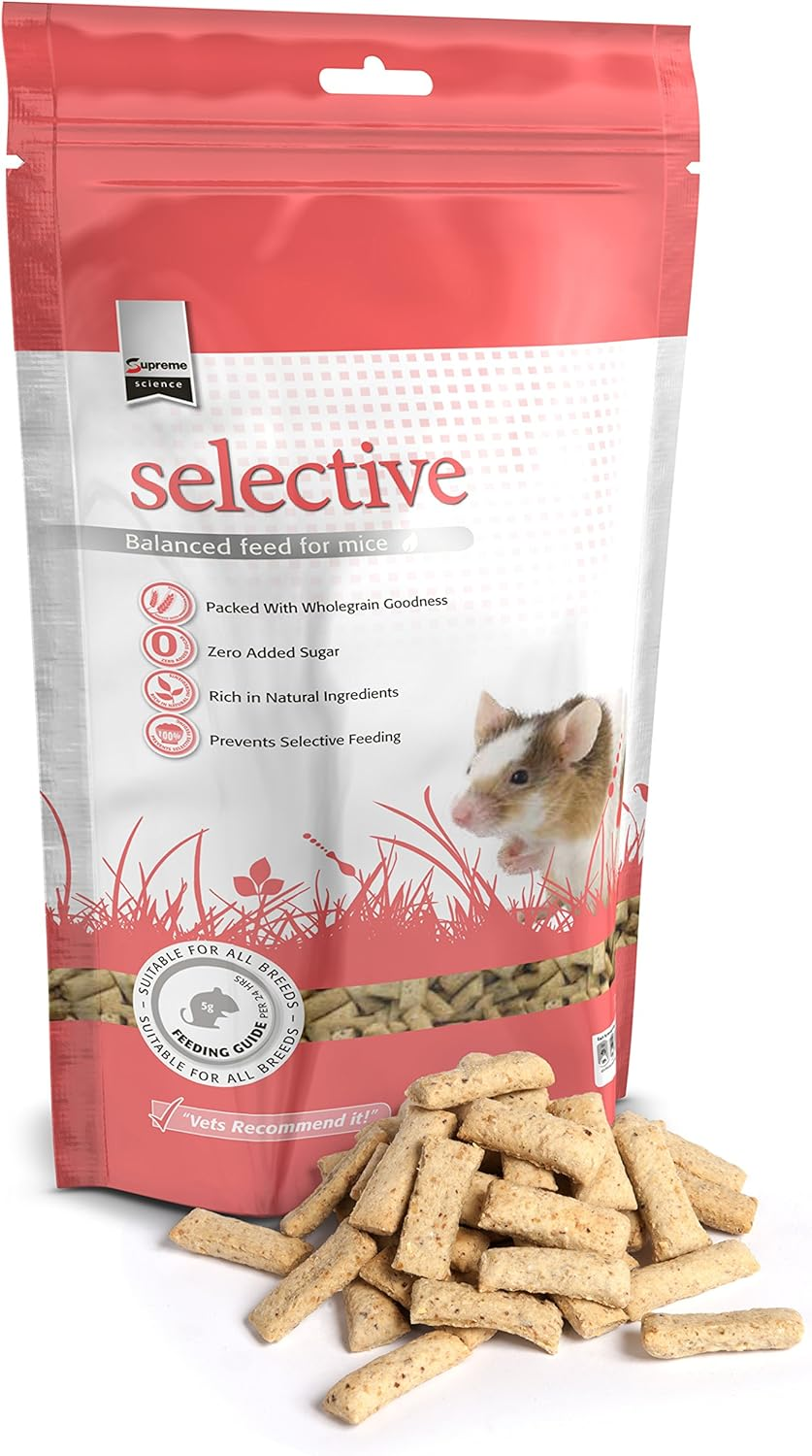 Science Selective Mouse Food 350Gm - High Protein, Vet Recommended, Wholegrain image number 3