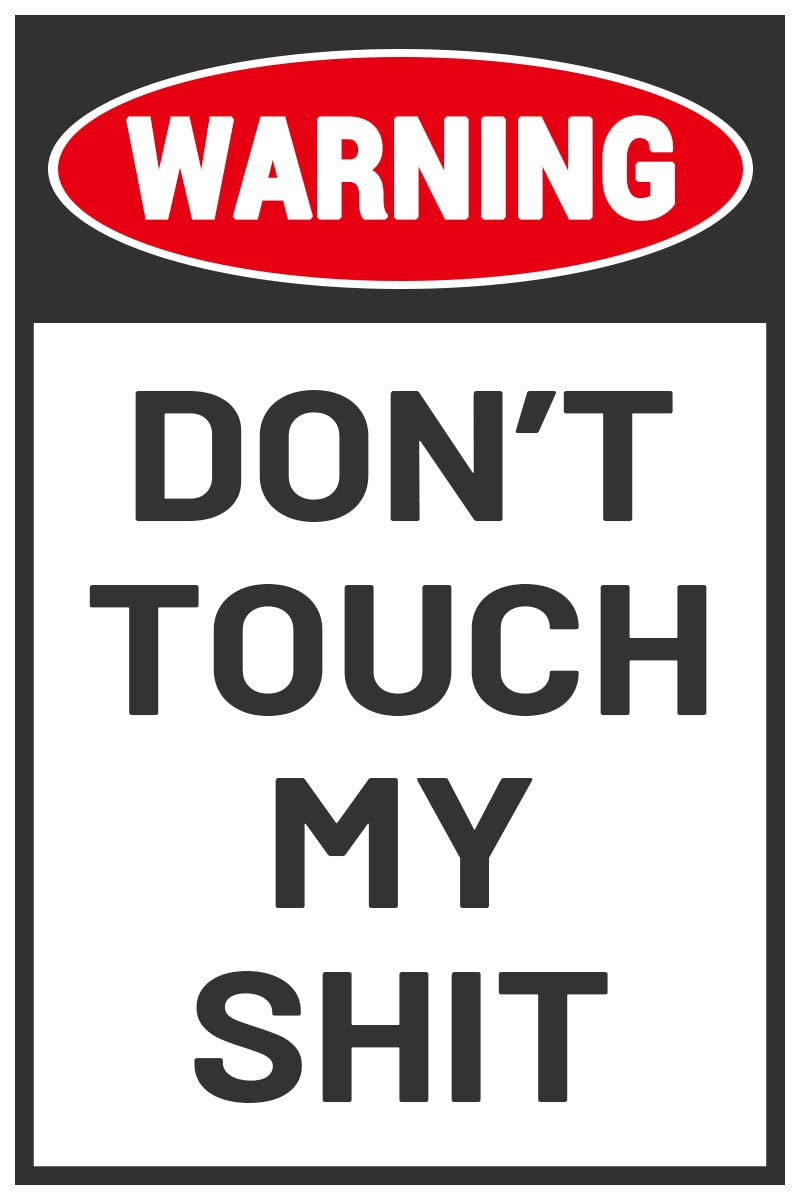 Bestylez Man Cave Do Not Touch Sign, Workshop Accessories, Garage Decor Sign, Funny Dad Gifts 12" * 8" (186) image number 4