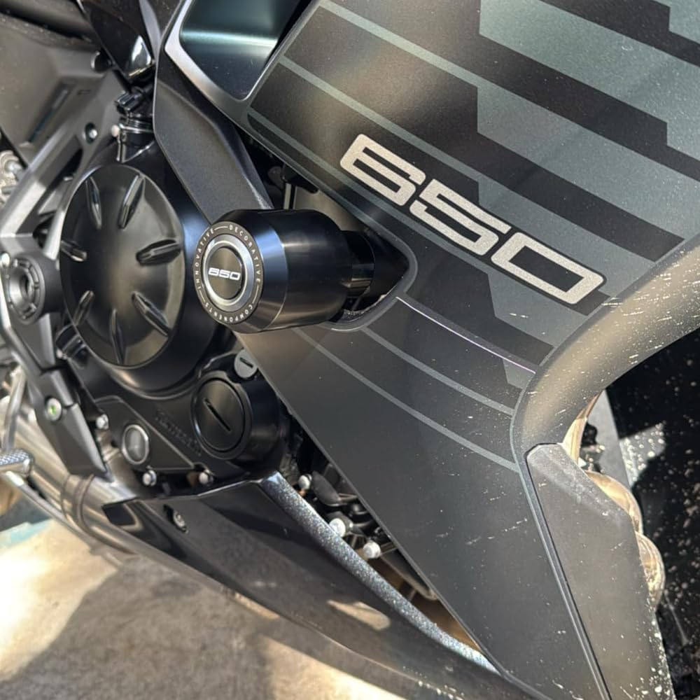 Modeer for K.Awasaki Ninja 650 2017~2024 2025 Motorcycle Frame Slider Anti-Collision Falling Protection Crash Pads Ninja650 Ninja 650 Accessories (Red) - Gray image number 4