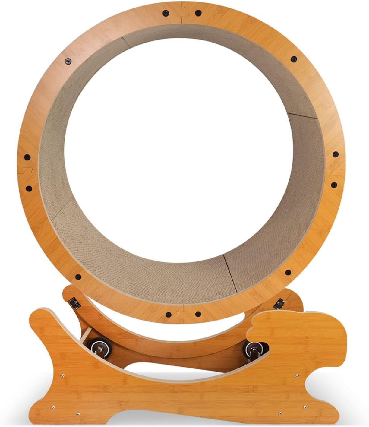 Pet Scene Cat Exercise Wheel Toy Running Exerciser Treadmill Scratching Furniture Scratcher Board Roller Indoor Kitten Play Gym Kitty Training Sports Equipment image number 1