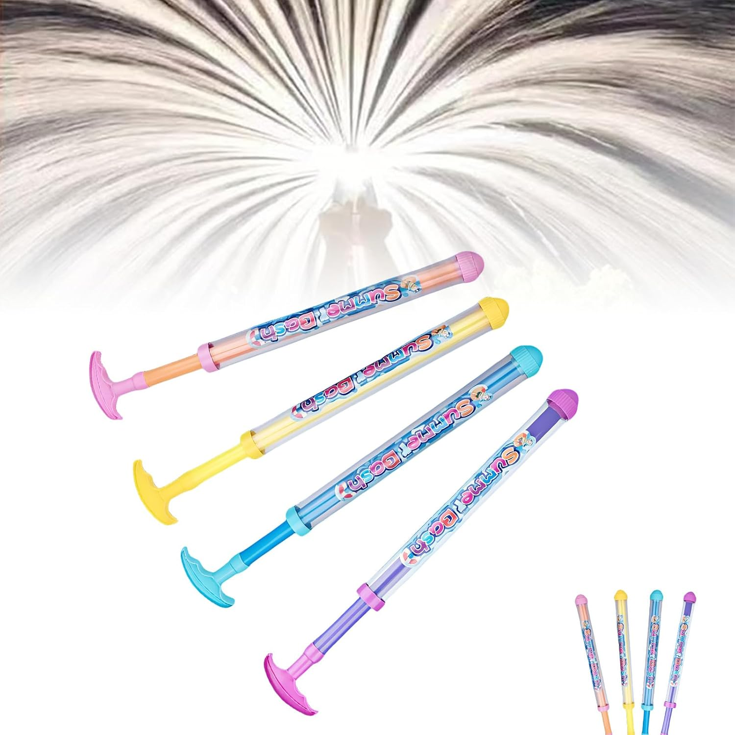 4Pcs Firework Water Squirter