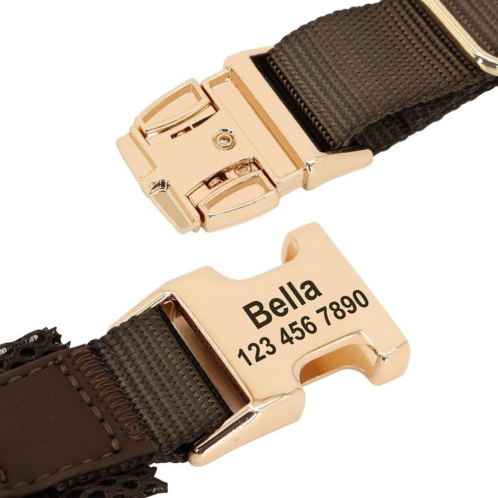 Custom Engraved Dog Harness and Leash Set Personalized Dog Harness Leash Set Padded Dog Harness and Leash Set Anti-Lost ID Name Dog Harness and Leash Set,Gray,Xs image number 1