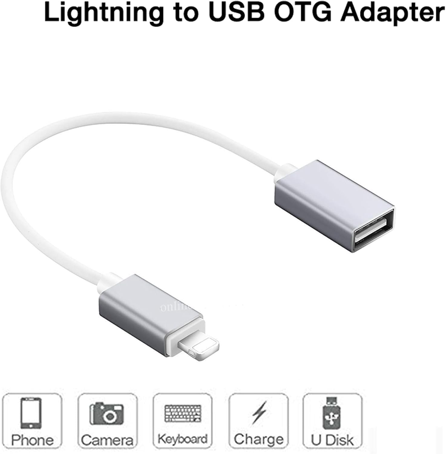 Lightning USB-C Adapter Cable for Iphone, USB 3.0 Speeds, Data Transfer and Device Connectivity