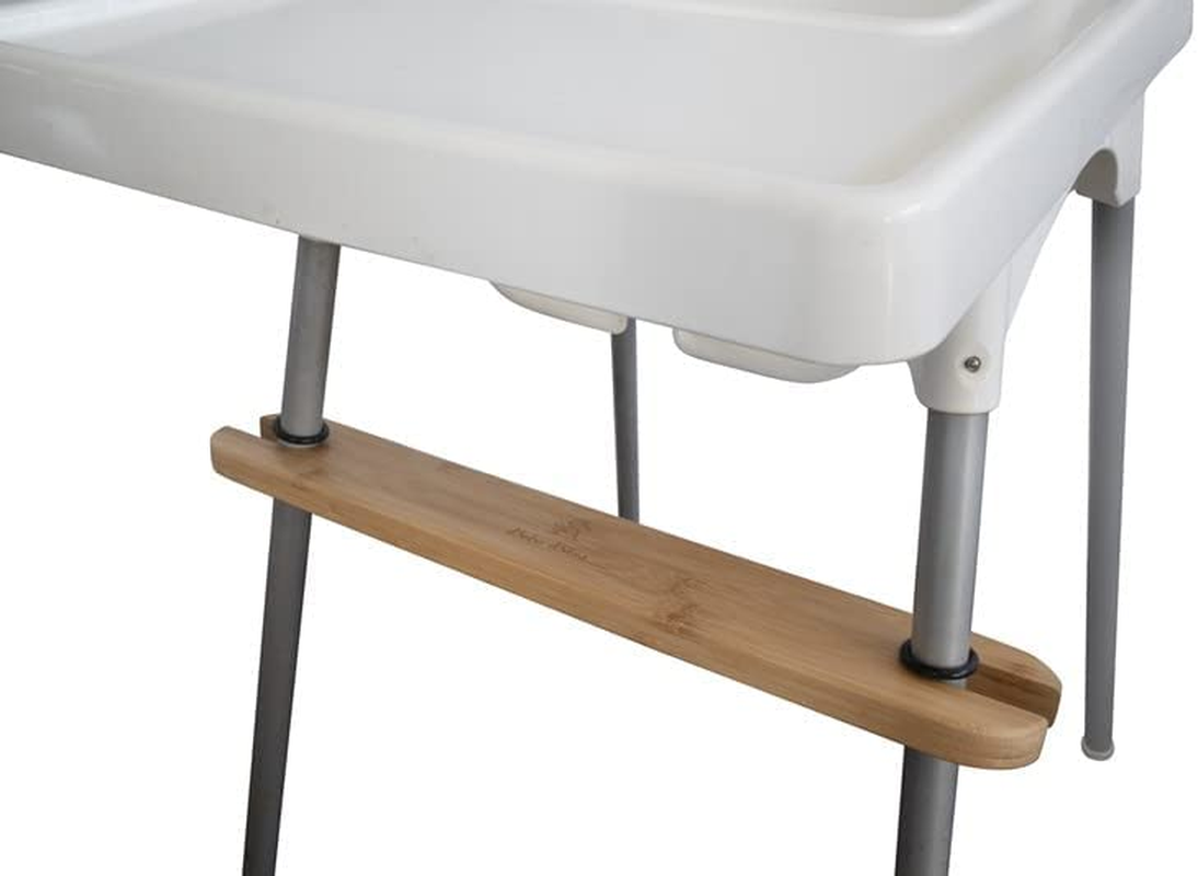 Bebe Bites - Baby High Chair Bamboo Wooden Foot Rest for IKEA Antilop, Kmart Prandium, Big W Uno, Target Snacka and Aldi Mamia image number 1