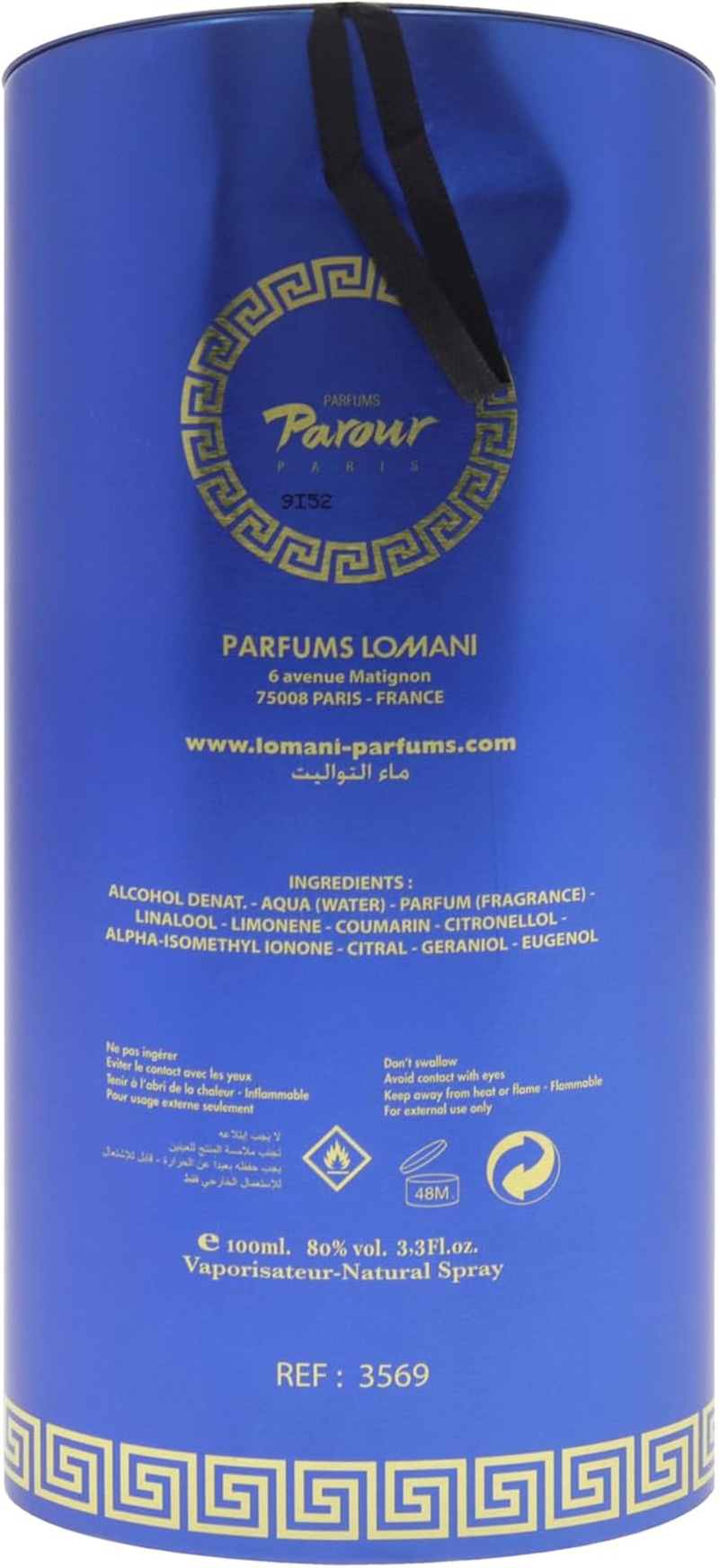 Blue Dandy by Lomani for Men - 3.3 Oz EDT Spray image number 3