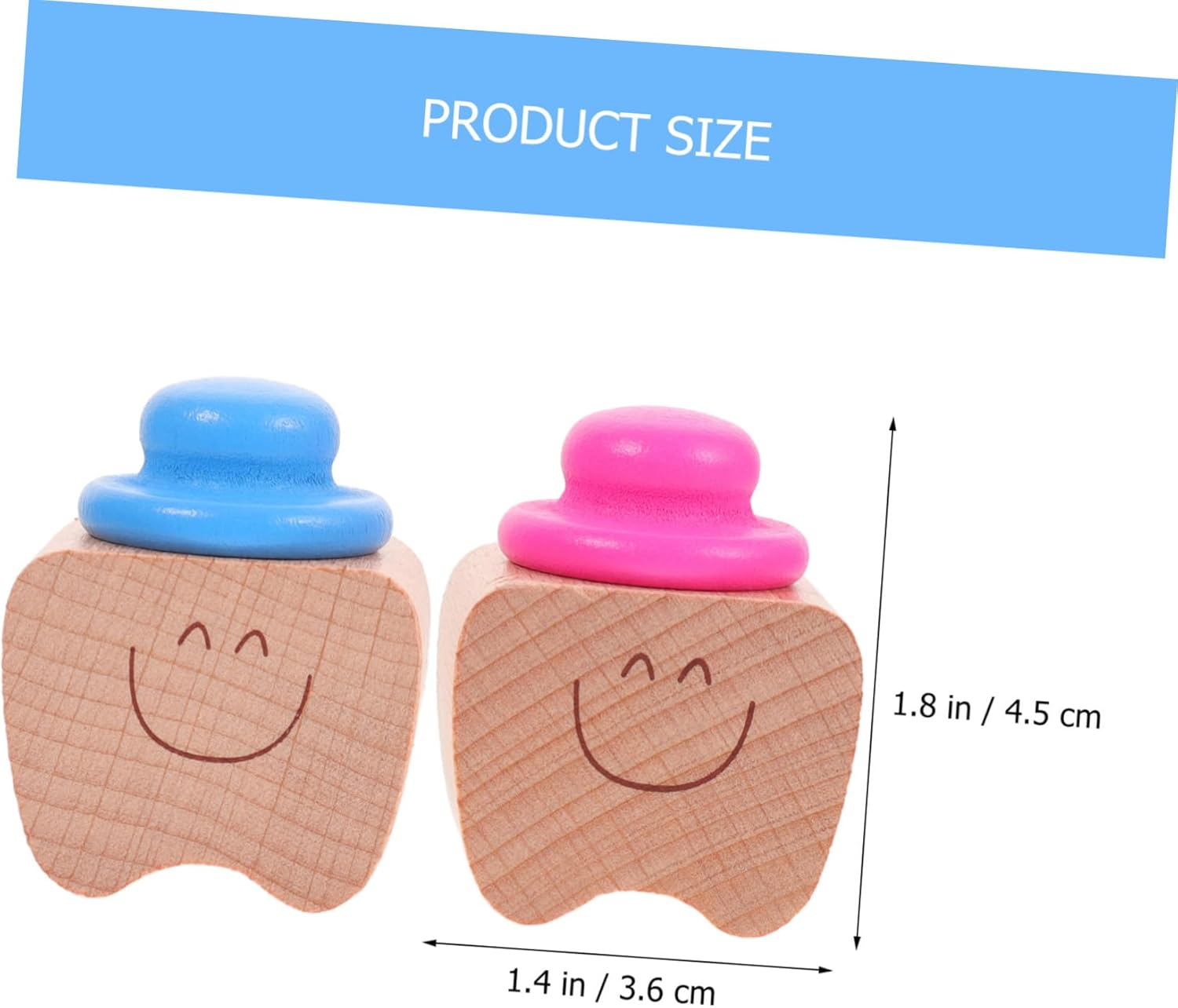 Didiseaon Baby Teeth Keepsake Box Tooth Container for Kids 2Pcs Red Set for Childhood Memory Keepsake image number 3