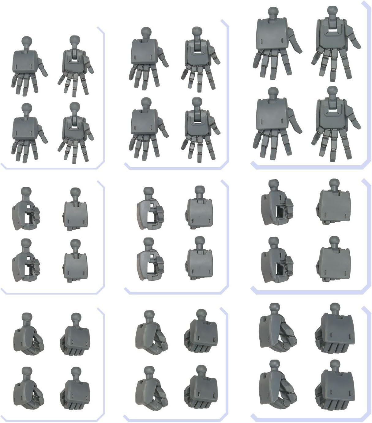 BANDAI Hobby KIT Gundam Option Parts Set GUNPLA 03 (Build Hands Edge)