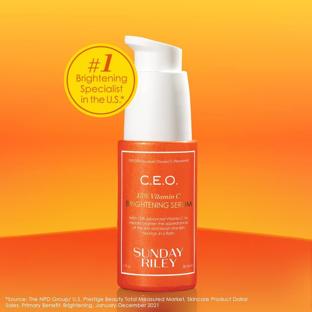 Sunday Riley C.E.O. 15% Vitamin C Brightening Serum 0.5Oz image number 2