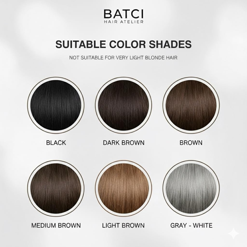 Batcı Hair Concealer & Filling Cream for Bald Spots & Thinning Hair &ndash; Waterproof, Sweat-Proof Scalp Coverage &ndash; Natural Root Touch-Up Cream for Men & Women &ndash; 30Ml image number 3