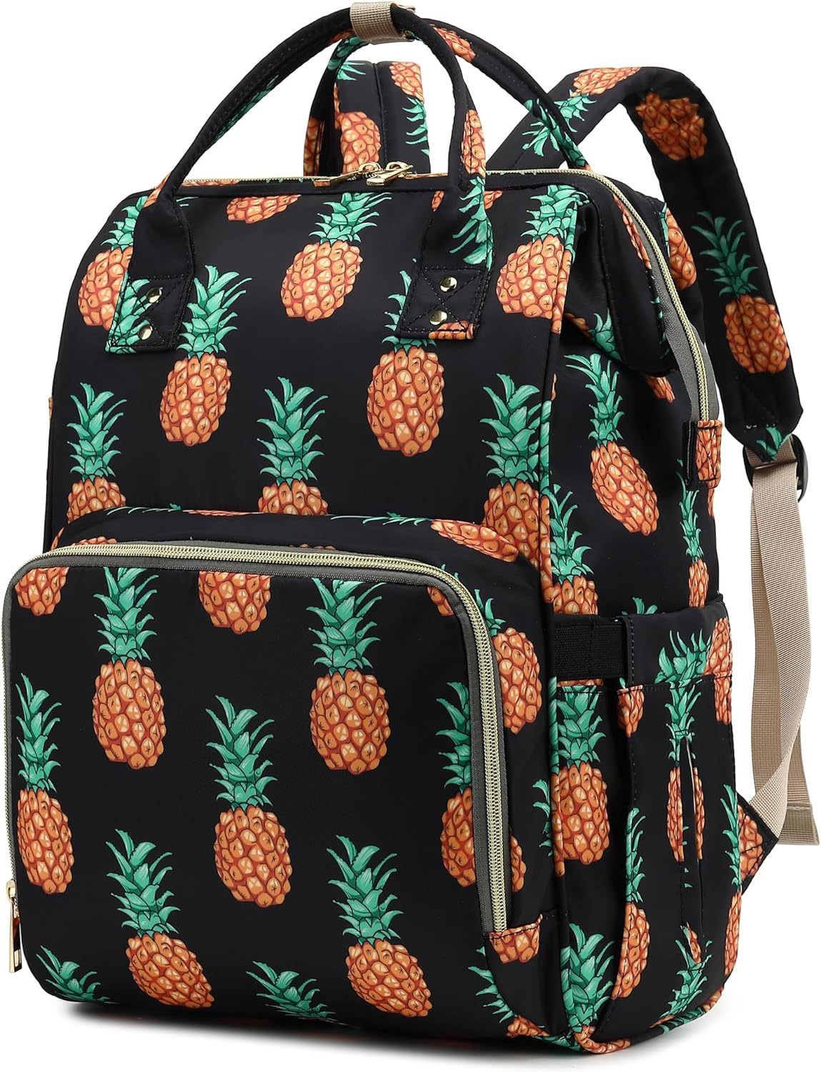 Baby Diaper Bag Backpack for Girls Boys, Xunteny Waterproof Large Maternity Nappy Bags for Mom - Cow Print image number 5