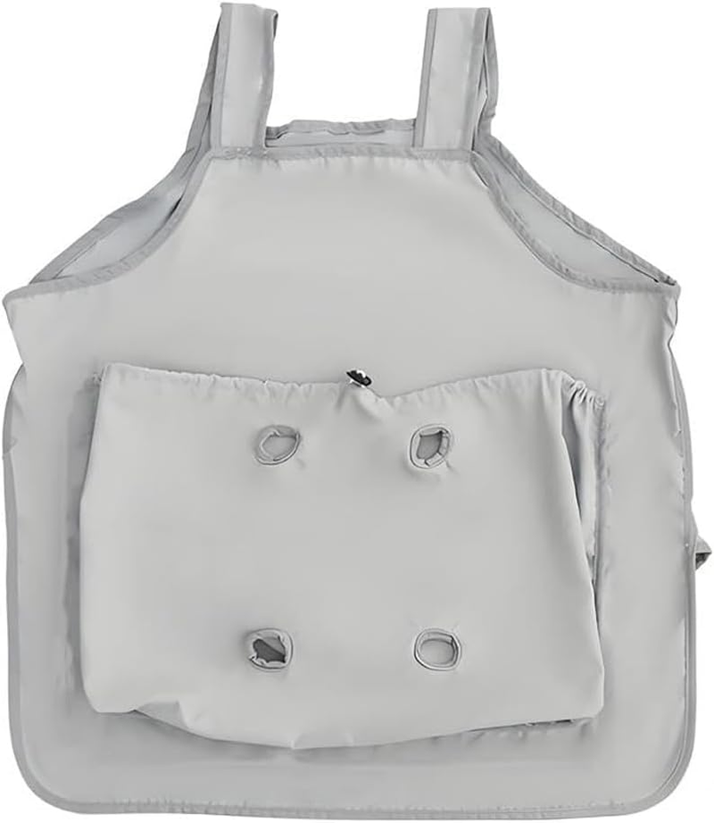 AIMALL Pet Kangaroo Apron Carrier Suit &ndash; Adjustable Non-Sticky Cat Holding Suit for Small Pets up to 15 Lbs, 31.1X24.4 Inches, Soft Polar Fleece Material image number 6