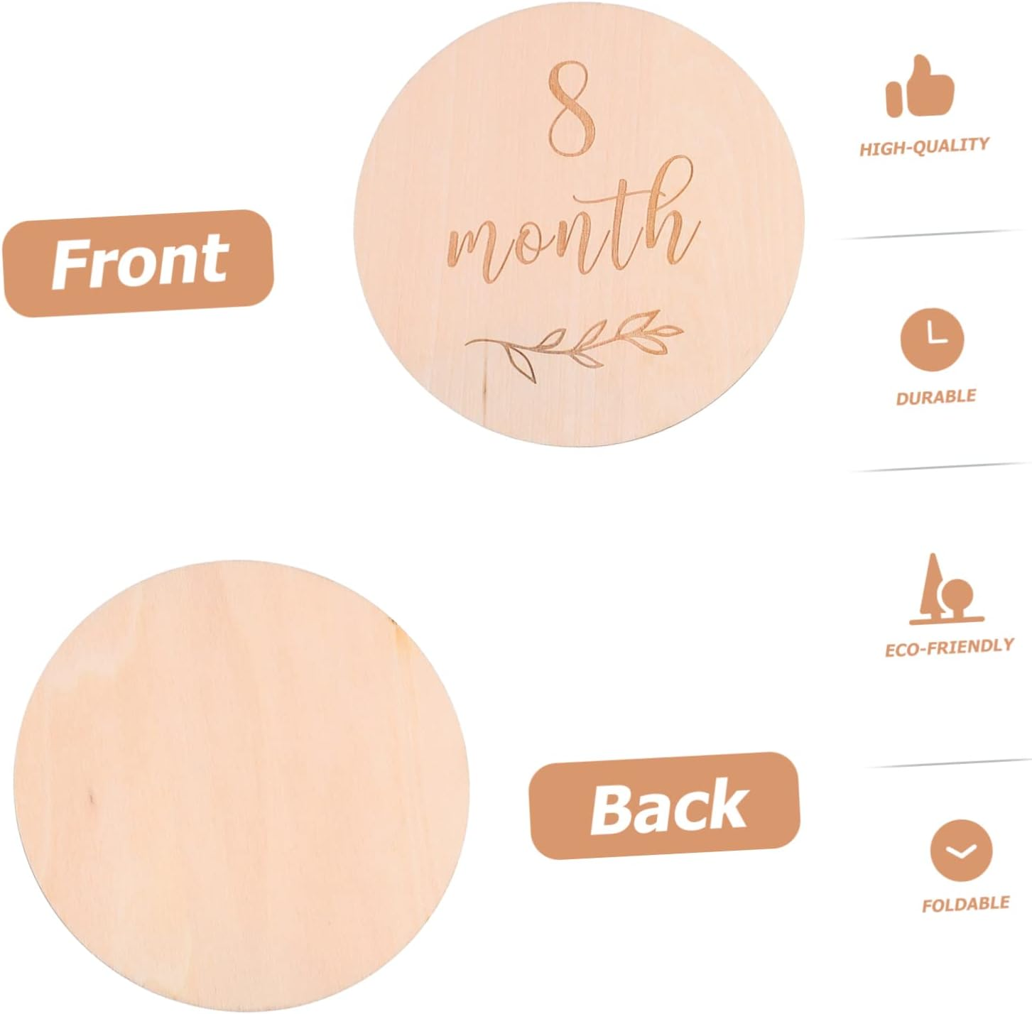 ERINGOGO 13Pcs Unique Milestone Photography Props Monthly Cards for Home Decor Photo Sessions image number 4