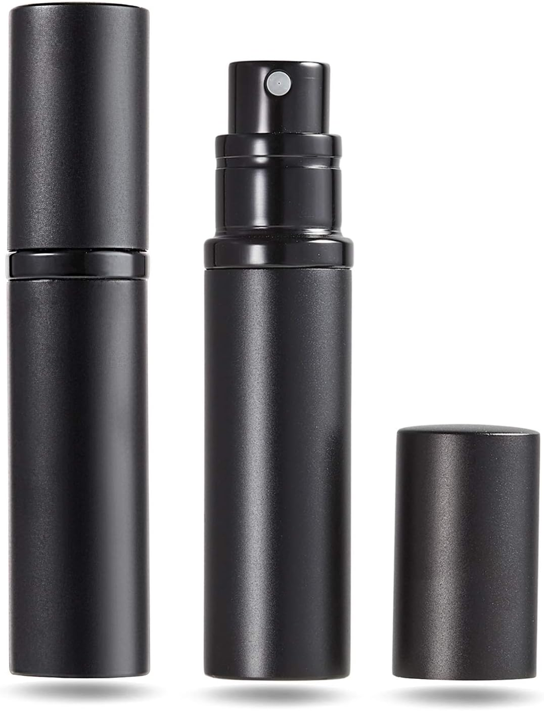 Asanana Perfume Atomiser, Refillable, Filling Technology without Funnel, Empty Perfume Atomiser, Spray Bottle for Travel, Handbag, Travel, 5 Ml (Red)