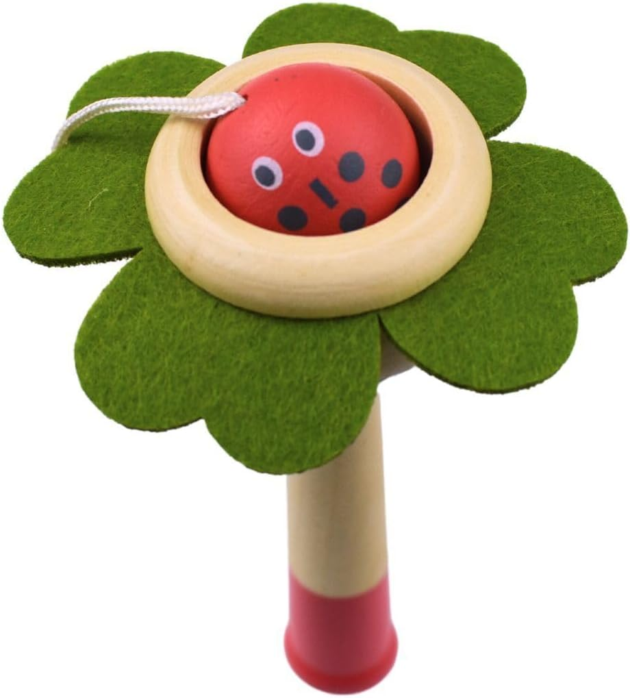 Kaper Kidz Wooden Catch the Ball Game Set - Pack of 3 - Outdoor Toy for Kids image number 4