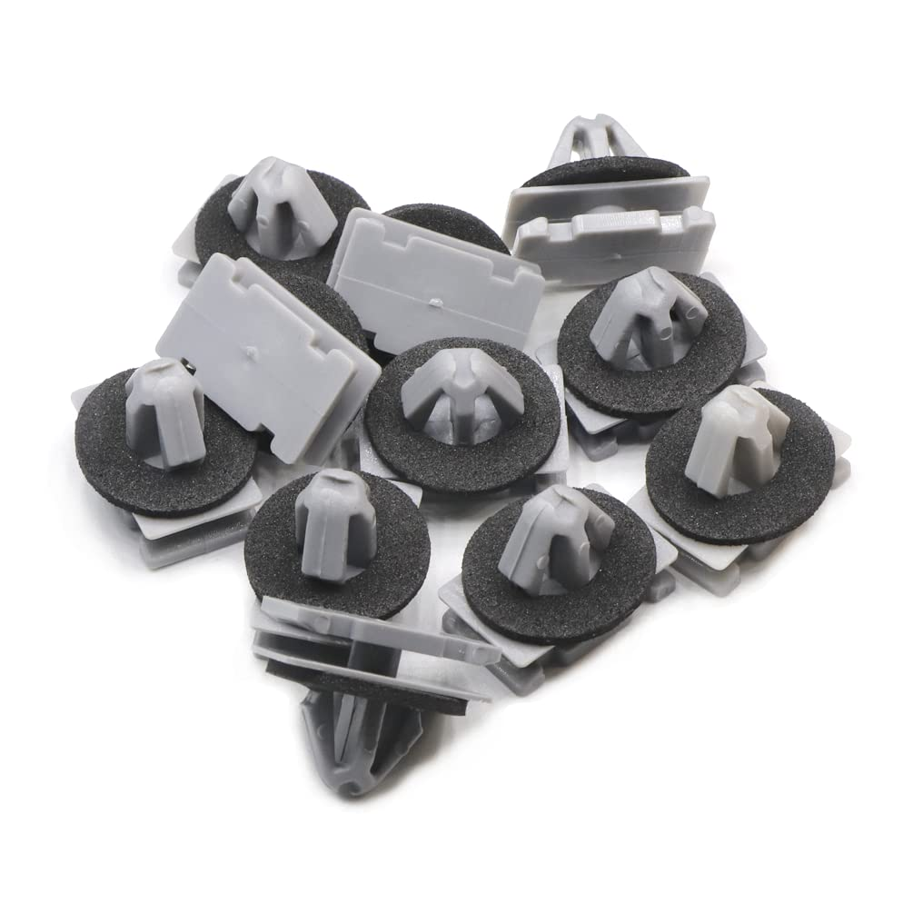 Lantee 50 Pcs Rocker Moulding Clips with Sealer Fit for GM 11571175, Fit for Chrysler 68172491AA image number 4