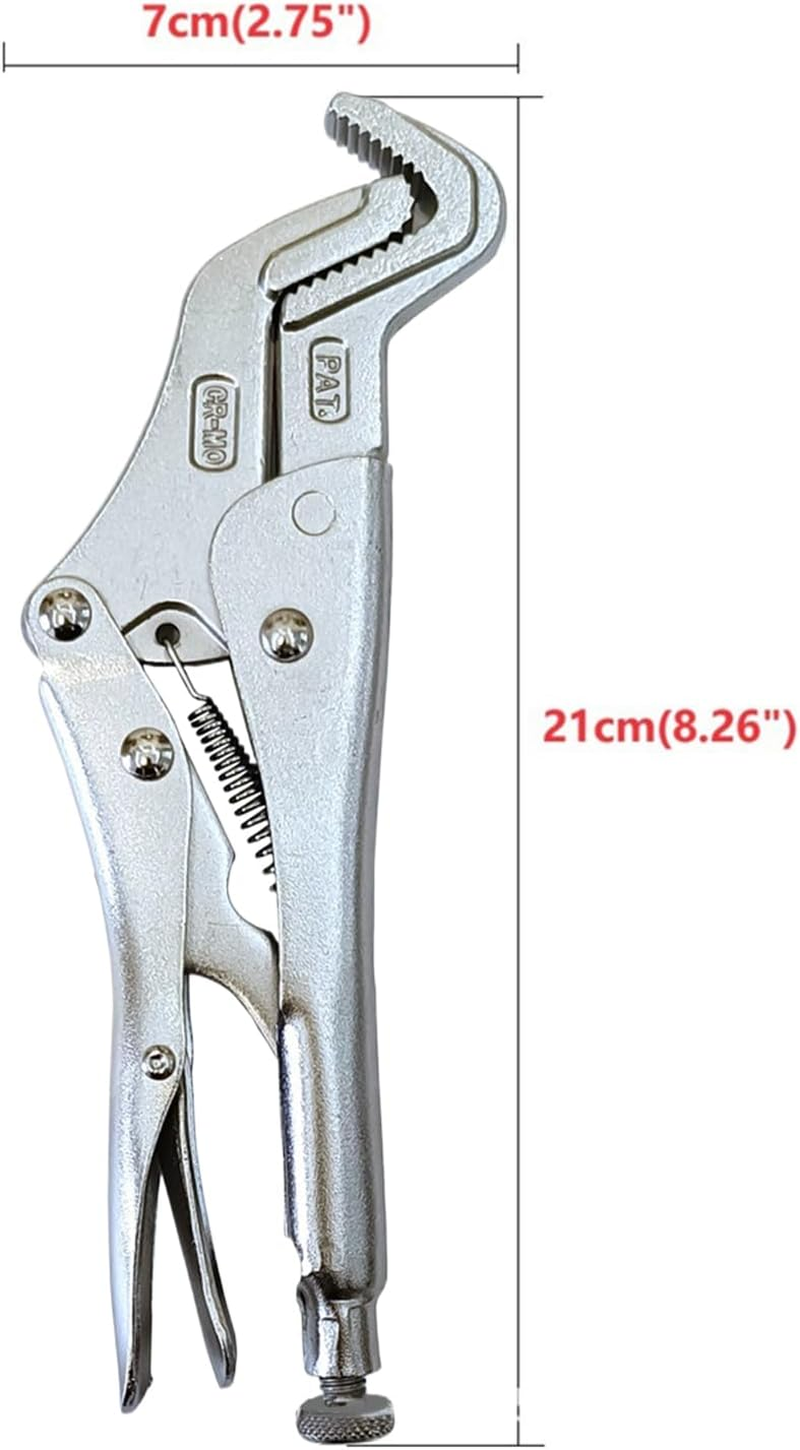 Vice Grip,Heavy Duty Long Nose Locking Pliers | Multifunctional Home Improvement Tools, Mechanic Tool for Auto Repairs, Home Projects image number 6