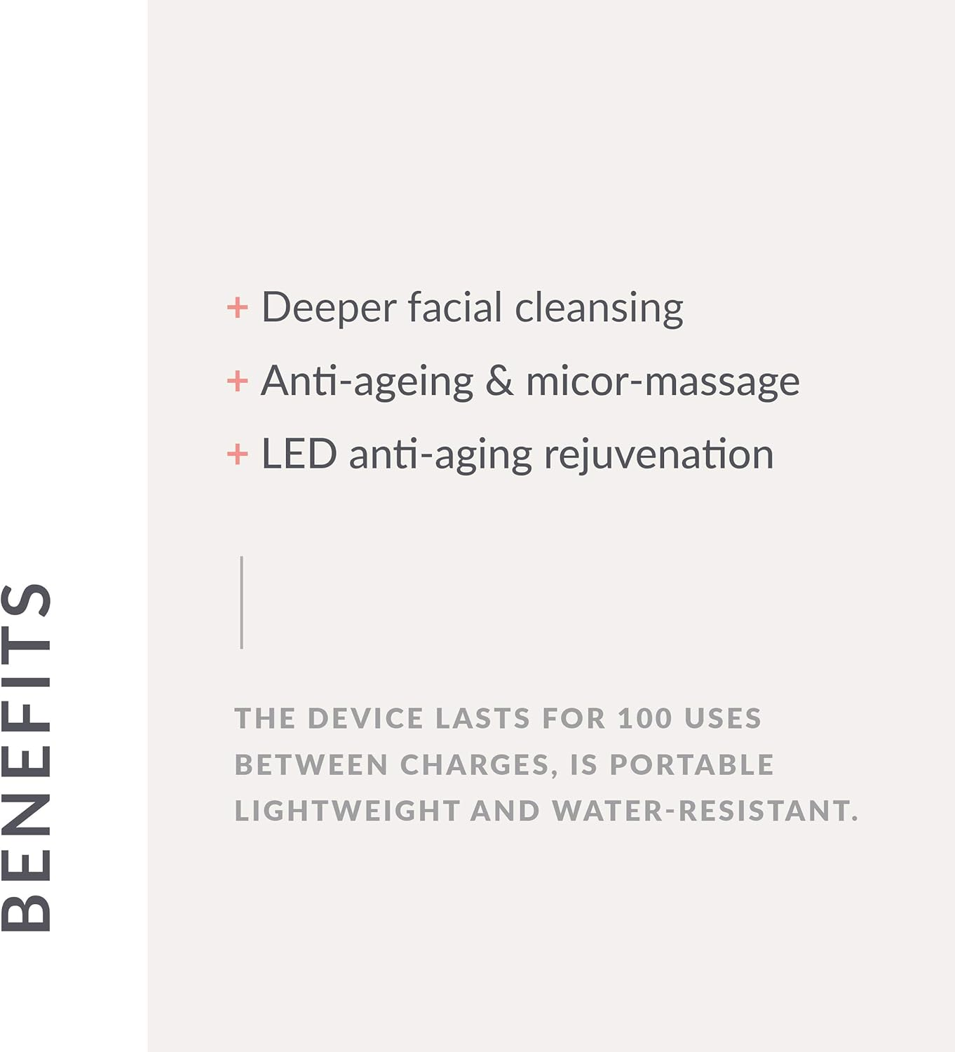 Skin Physics Dermasonic+ Sonic Facial Cleanser & Anti-Ageing Device,3-In-1 Sonic Cleansing,Led Light Therapy & Micro Massage for Blemishes,Wrinkles & Skin Rejuvenation image number 2