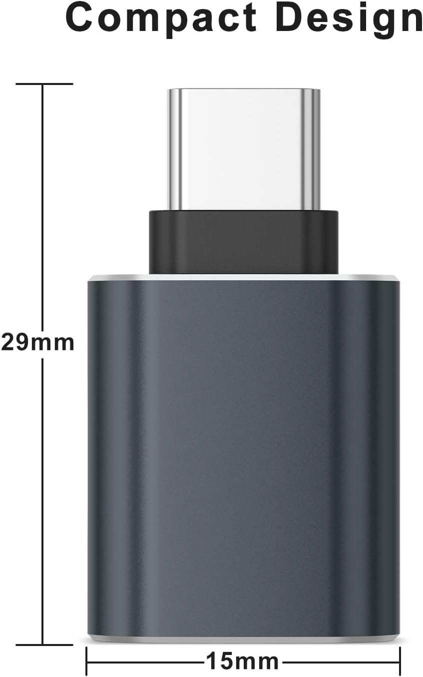 4 Pack USB C to USB Adapter for Iphone 16 Charger Adapter,Usb C Male to USB a Female 3.0 OTG Adapter,Fast Charge and Sync Converter for Apple Watch Series 10,Iphone 15 13 14 12 Pro Max image number 1