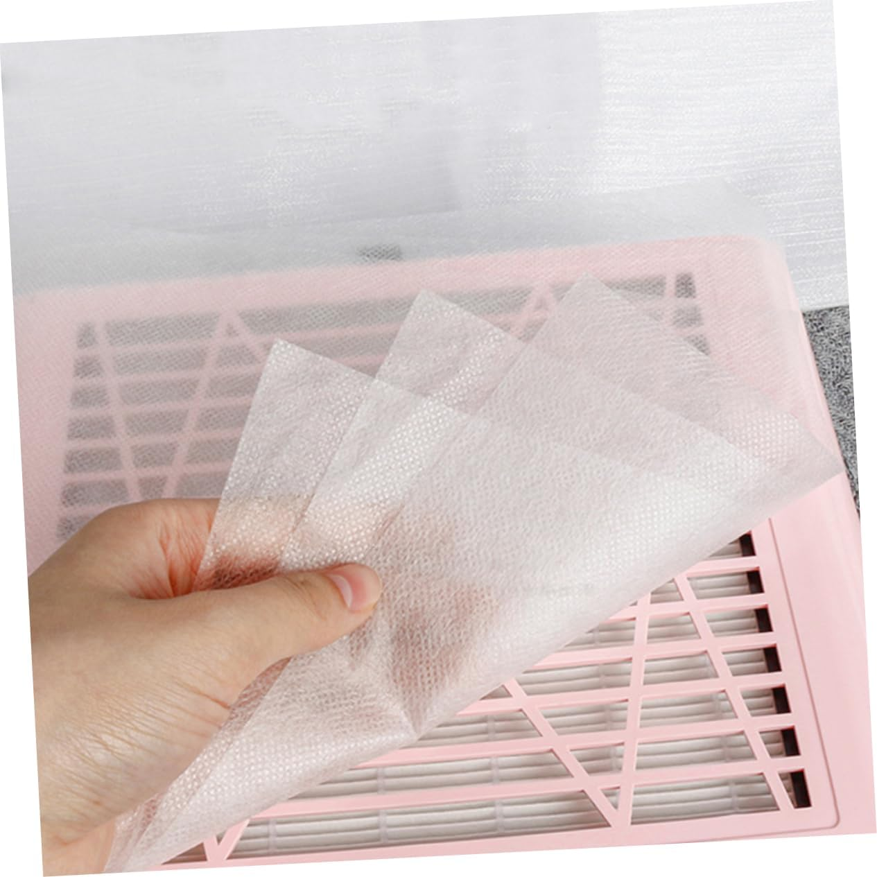 Beatifufu 100Pcs Nail Dust Collector Filters for Efficient Filtration and Easy Replacement for Nail Salons and Home Use Enhances Suction Power and Cleaning Performance image number 4