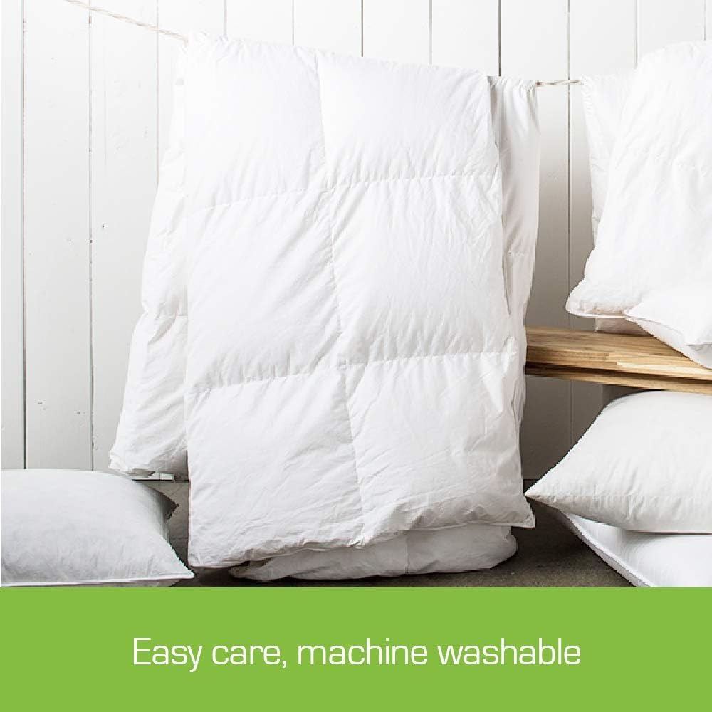 200GSM White Duck down Feather Summer Weight Quilt/Duvet/Blanket (King Single) image number 1