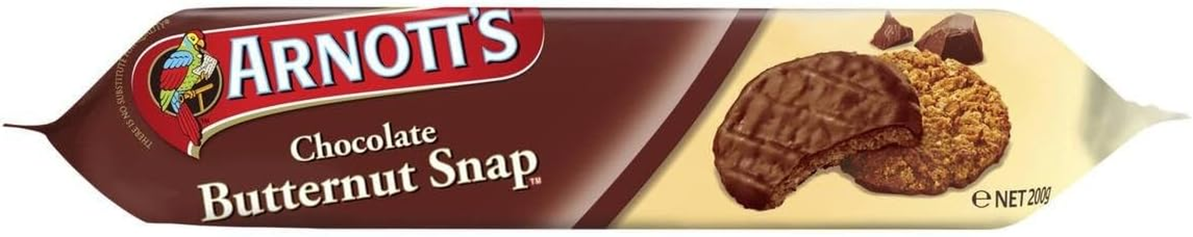 Arnotts Chocolate Butternut Snap Biscuit 200 G, 200 G
