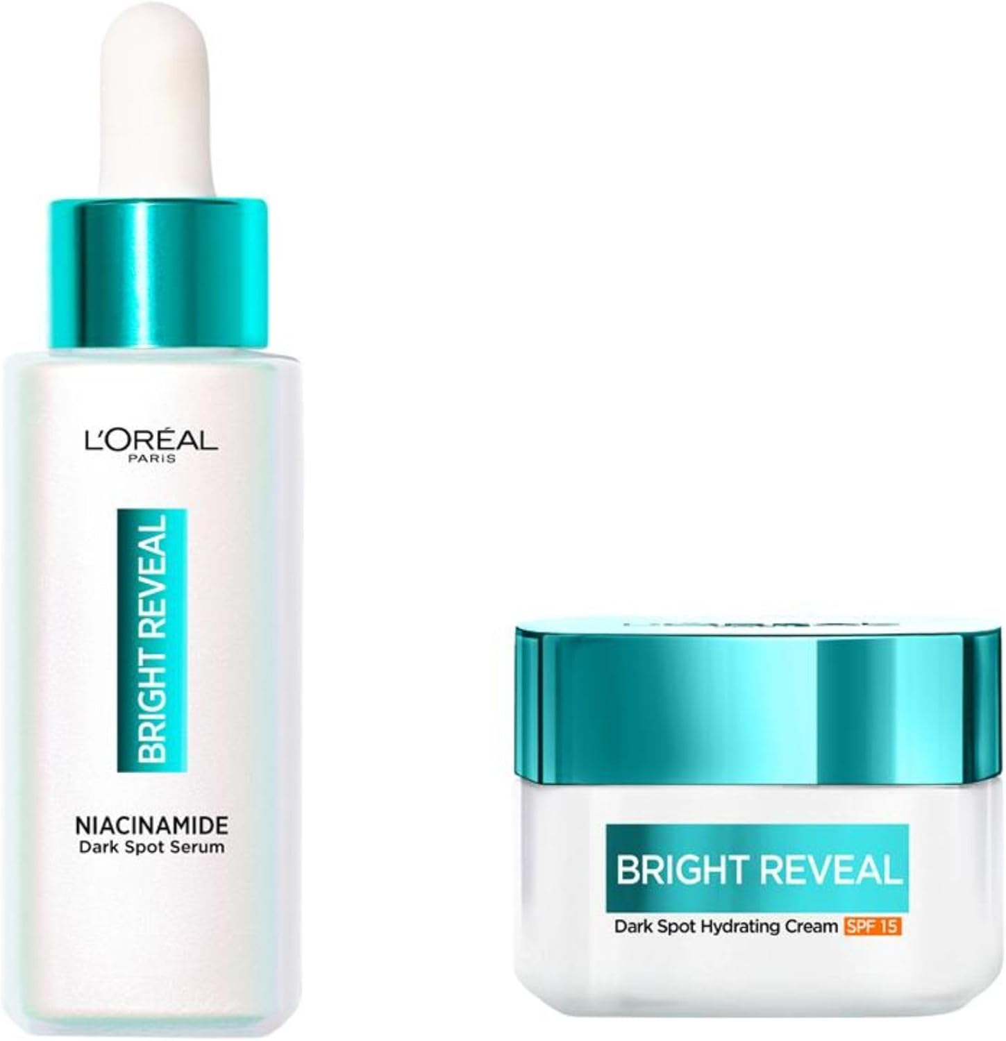 L&rsquo;Or&eacute;al Paris Reveal Your Bright Side Niacinamide Serum and Moisturiser Duo image number 1