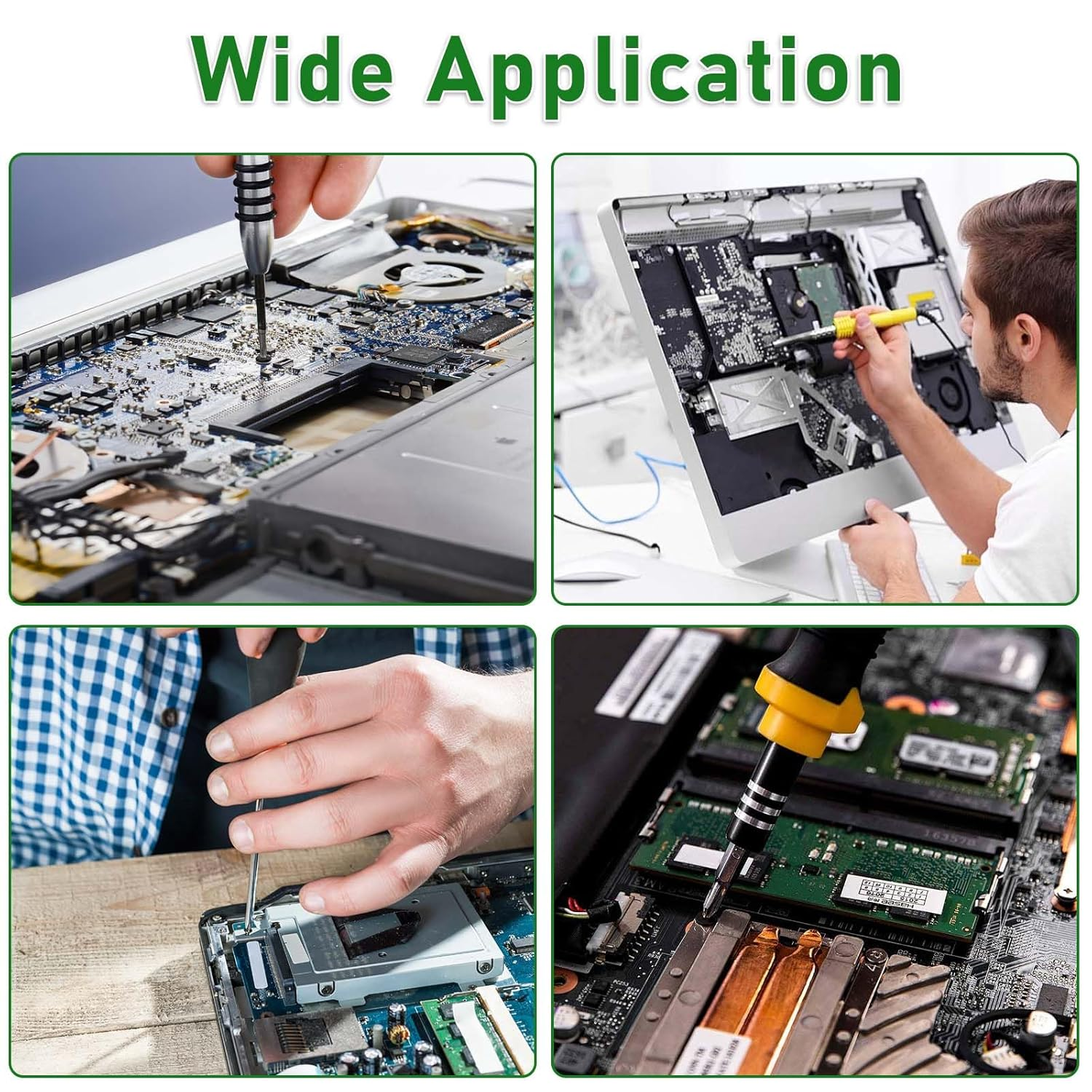 Zmbroll 840Pcs Flat round Head Machine Screw Black Phillips Hard Drive SSD Screw Small Computer Laptop Screws Micro Screw Assortment Kit for Eyeglasses, Watches, Electronic Repair image number 4