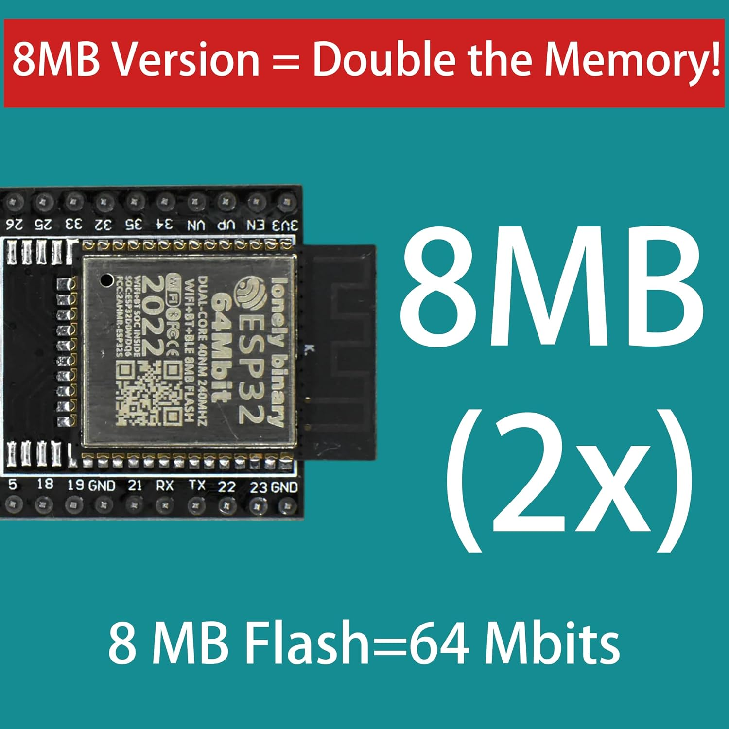 ESP32 Starter Kit Dual-Core 32-Bit 240 Mhz Wifi Bluetooth Microcontroller Compatible with Arduino IDE Detailed Tutorial Included image number 3