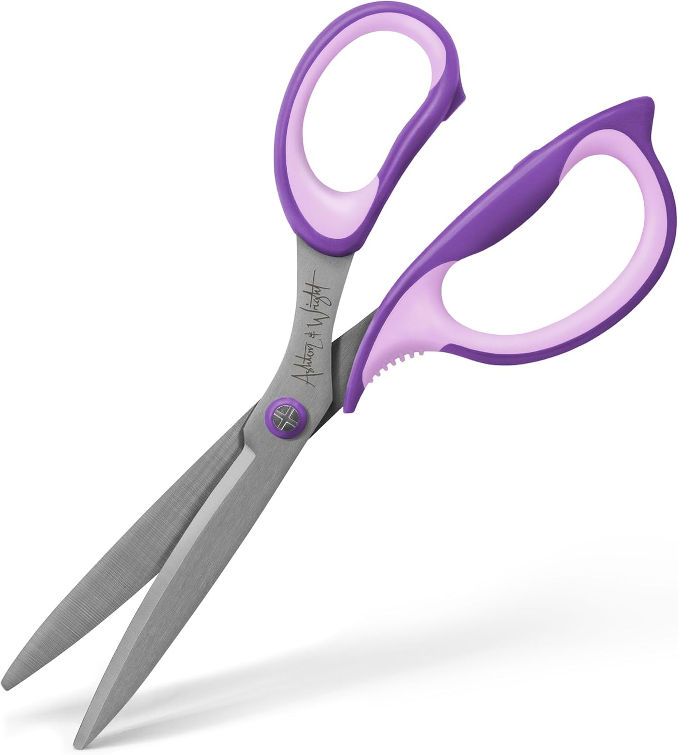 Ashton and Wright - Precision SG - Soft Grip Scissors for Office, Home, Kitchen, and Craft - 210Mm / 8&rdquo; - Steel Blades (Purple, Left Handed) image number 2