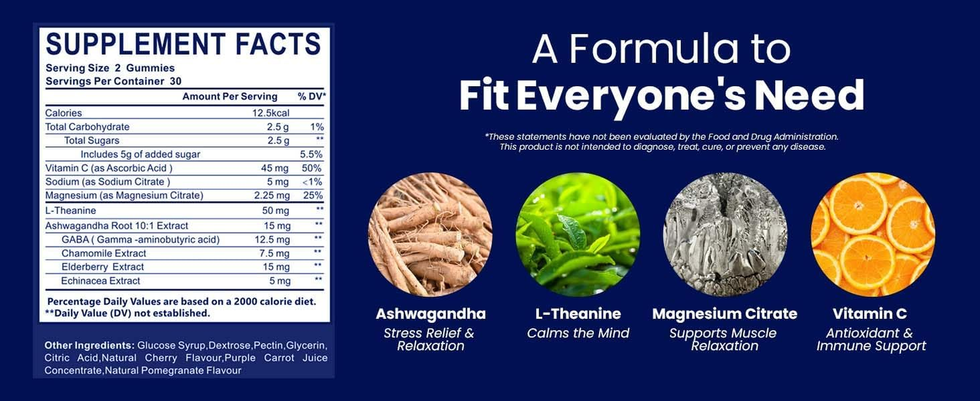 Sleepeasy Gummies+ with Ashwagandha, Magnesium Citrate, L-Theanine, Cherry Flavour, Gluten Free, 60 Gummies image number 4