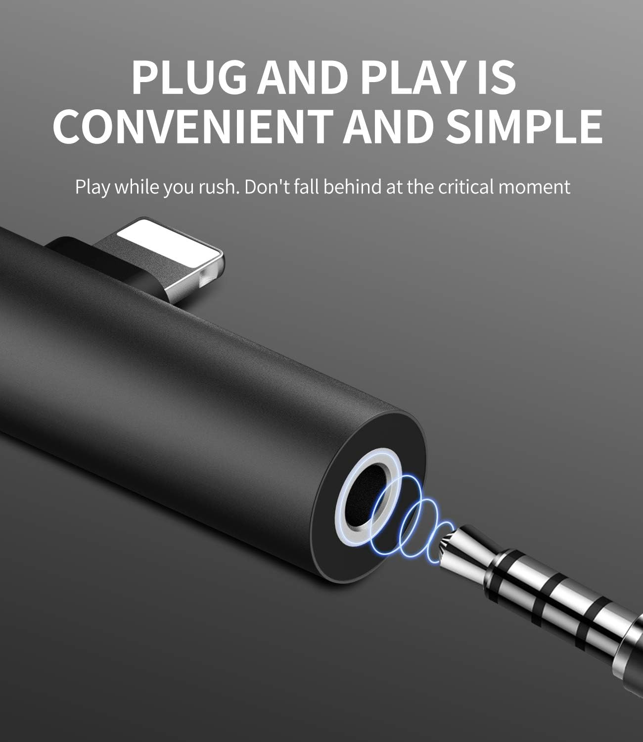 Iphone AUX Adapter for Headphone Dongle(2In1) Lightning to 3.5Mm Jack Cable Charger Splitter Audio Cord Apple MFI Certified for 14 13 12 11 Pro Max X Xs Se 7 8 plus Ipad Earphone Music Adaptador Para image number 4