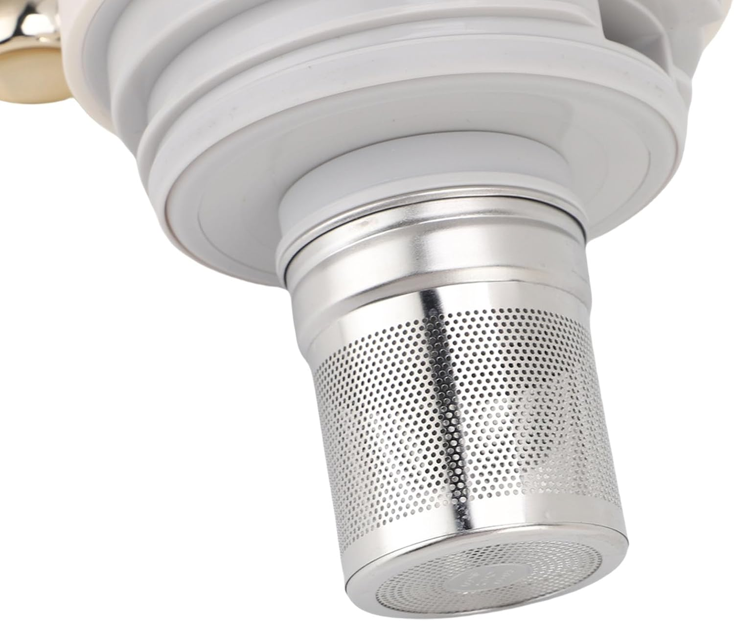 Thermal Coffee Carafe, 880Ml Stainless Steel Vacuum Insulated Thermal Tea Pot with Filter, Coffee Pot Water Beverage Pitcher Dispenser with Mechanical Temperature Display (White)