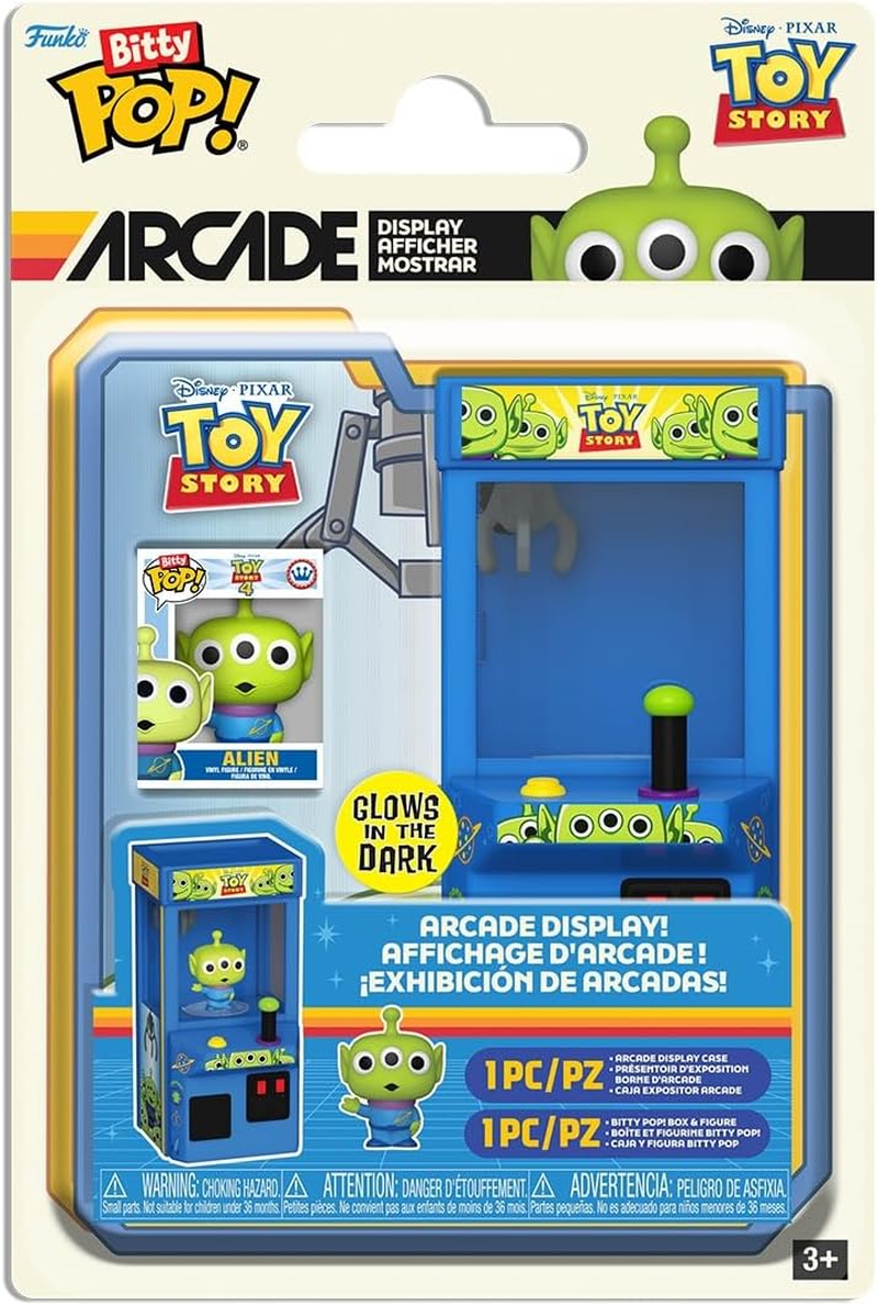 Funko Bitty Arcade Claw: Toy Story - Alien (Glow-In-The-Dark) image number 3