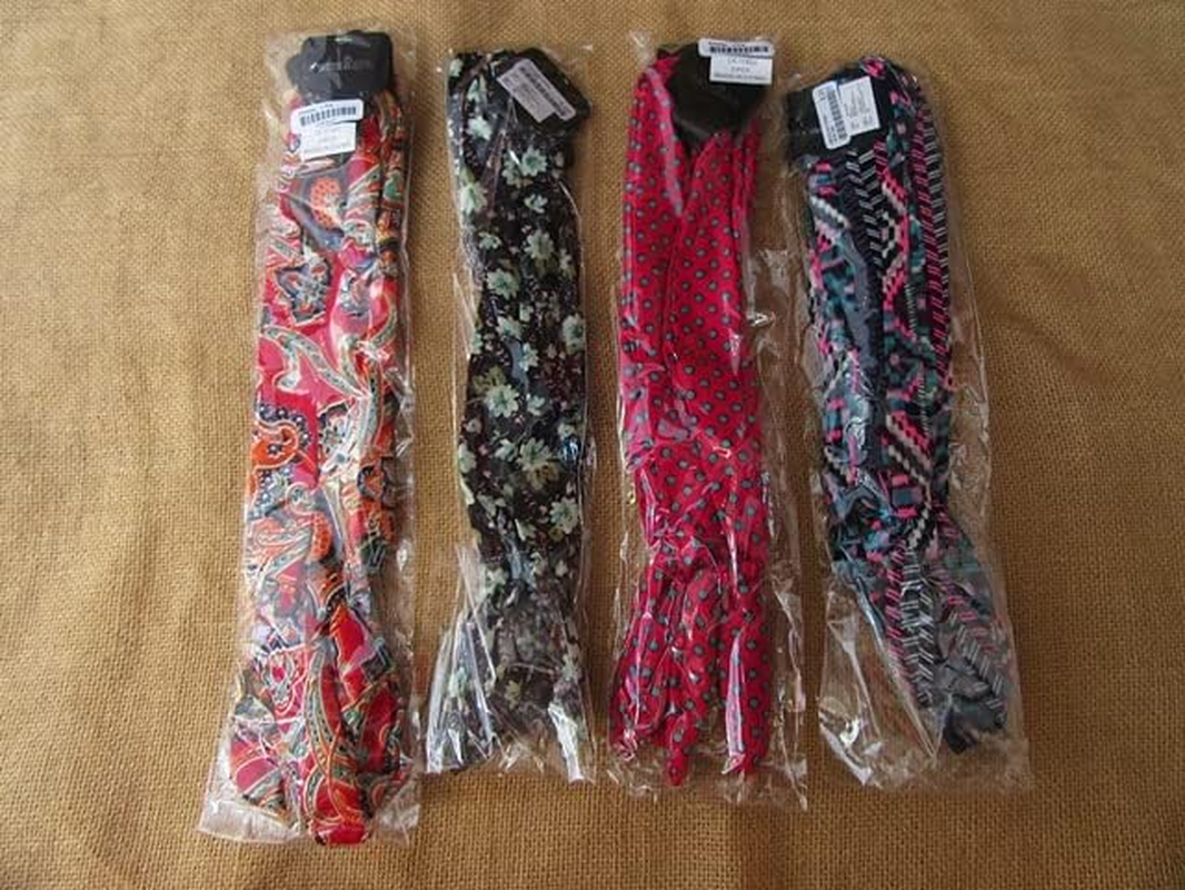 12Pcs New Wrist Tie up Hair Head Band Hair Band image number 1