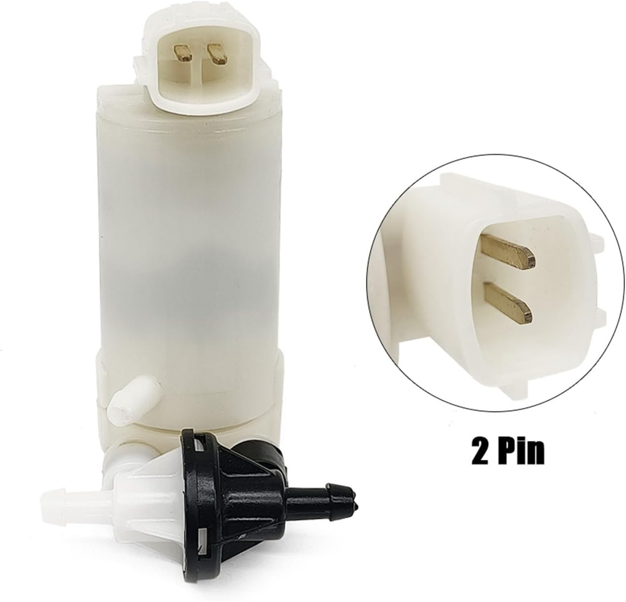 Windshield Washer Pump Compatible with Mazda CX-3 2015-2020 Replace D651-67-482A Windscreen Washer Pump